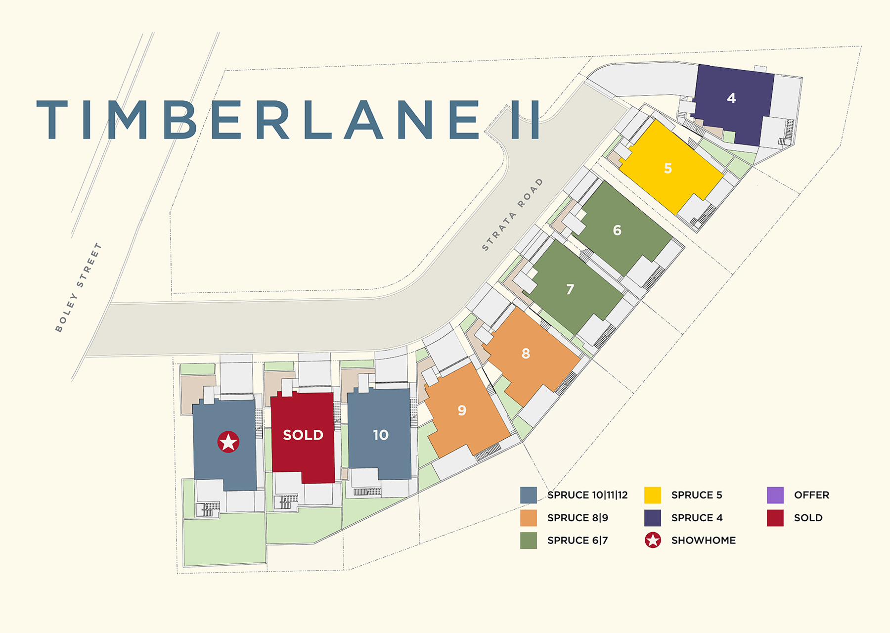 Site Plan for Juniper Models